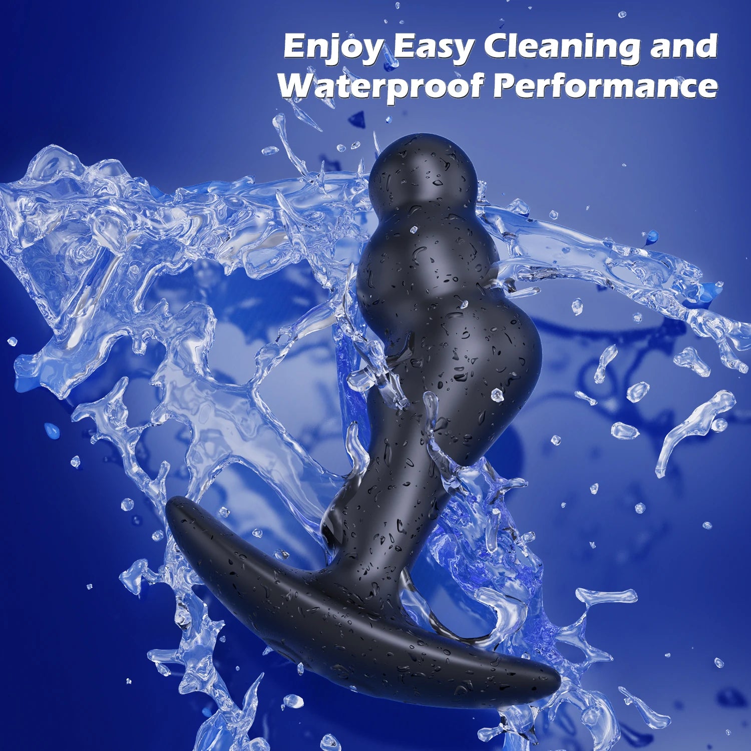 シリコーン前立腺マッサージャー＆アナルプラグバイブレーター 男性用Gスポット刺激器