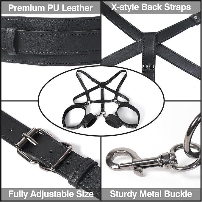 3-in-1 BDSM リバーシブル拘束キット