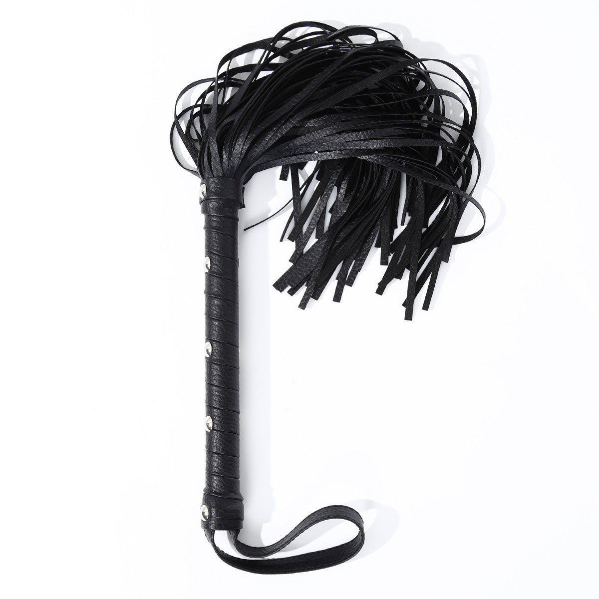 BDSMレザーウィップ – スパイクハンドルフロッガー 女性とカップル用