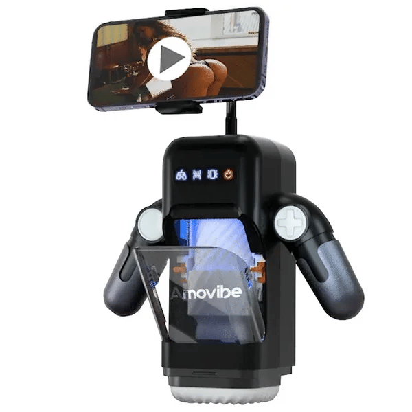 10種類の推進＆振動モード 男性用マスターベーター ヒーティング機能付き