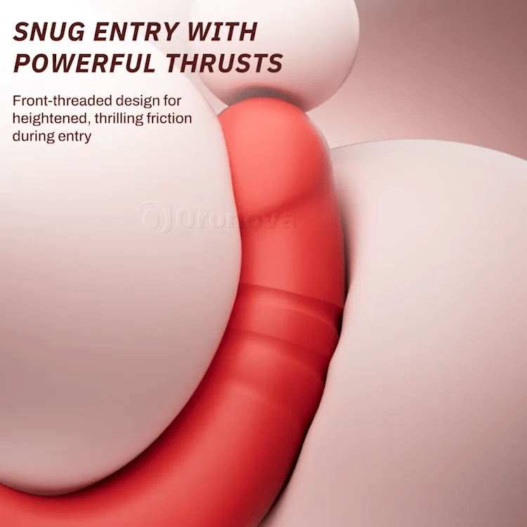 Gスポットを舐めるバイブレーター - ピストン運動＆振動