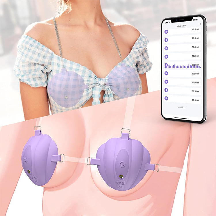 調節可能な乳首バイブレーター、APP制御＆9モード