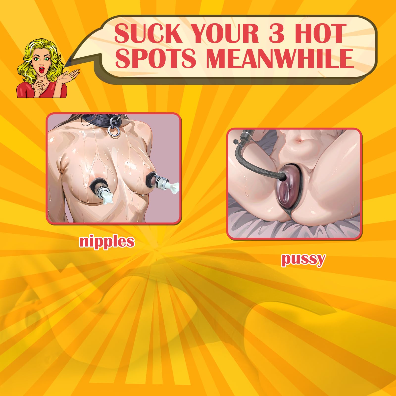 Pussy & クリトリスポンプセット – 2つの膣ポンプと乳首吸引器